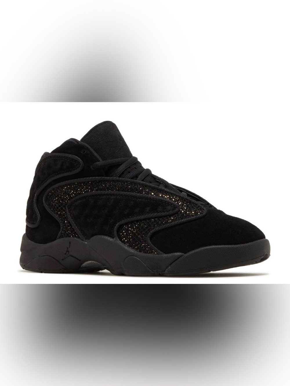 NIKE W JORDAN OG, black metallic gold, size 9